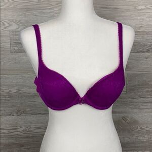 Victoria Secret Body Push Up Purple Padded Bra